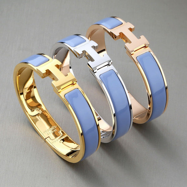 シャイニージュエリー Hブレスレット ロマンティックブルー 12mm