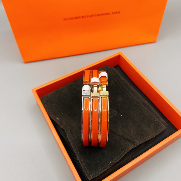 ˇシャイニージュエリーˇクラシック HM クリック レッド 8mm エナメルブレスレット
