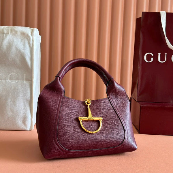 MEDIUM SOFTBIT MAXI SHOULDER BAG 27.5 IN ROSSO ANCORA RED GRAINY LAMBSKIN